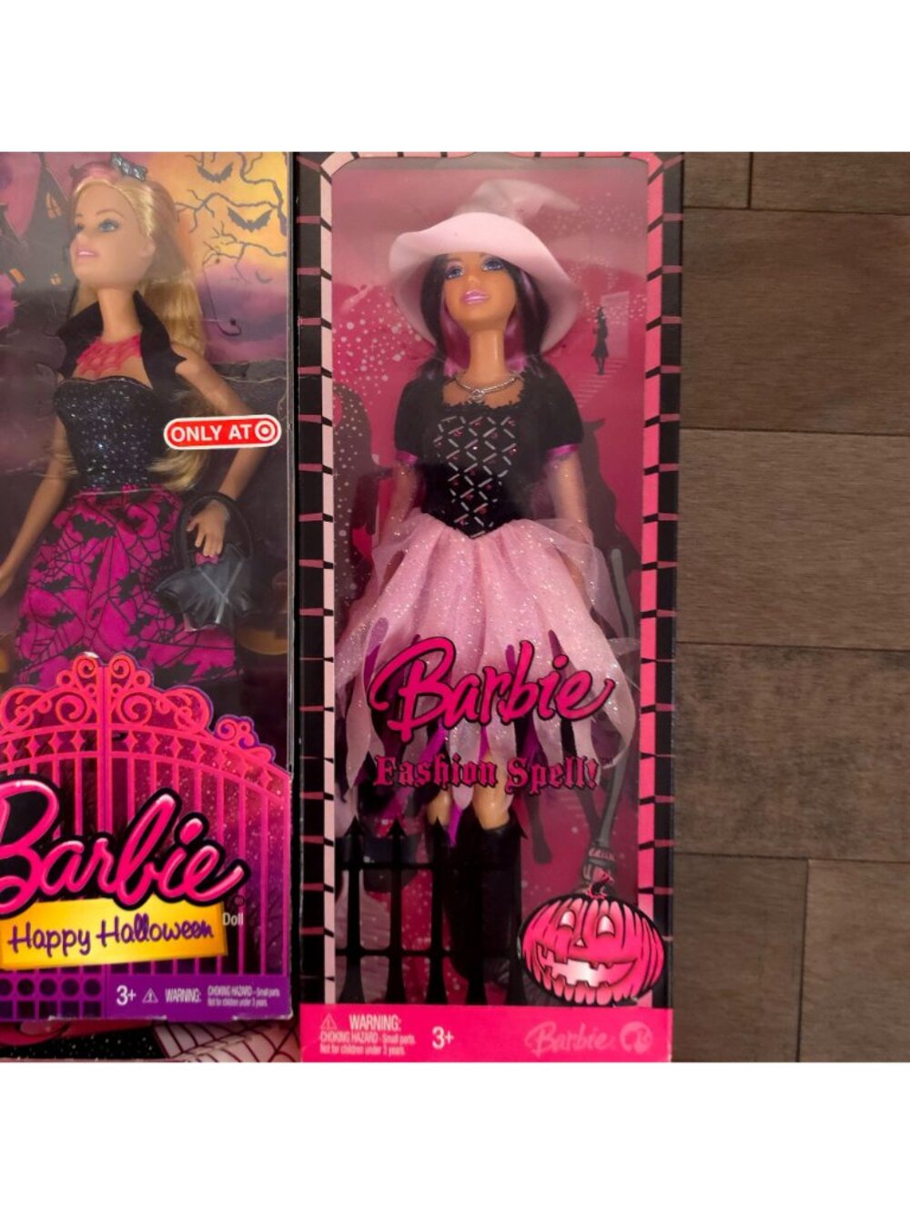 New Barbie Halloween Doll Lot Enchanted Glow Fashion Spell Pink Witch NRFB - Picture 7 of 16